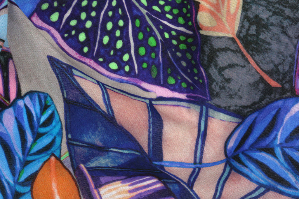 ХЛОПКОВЫЙ ВУАЛЬ С ПЕЧАТЬЮ