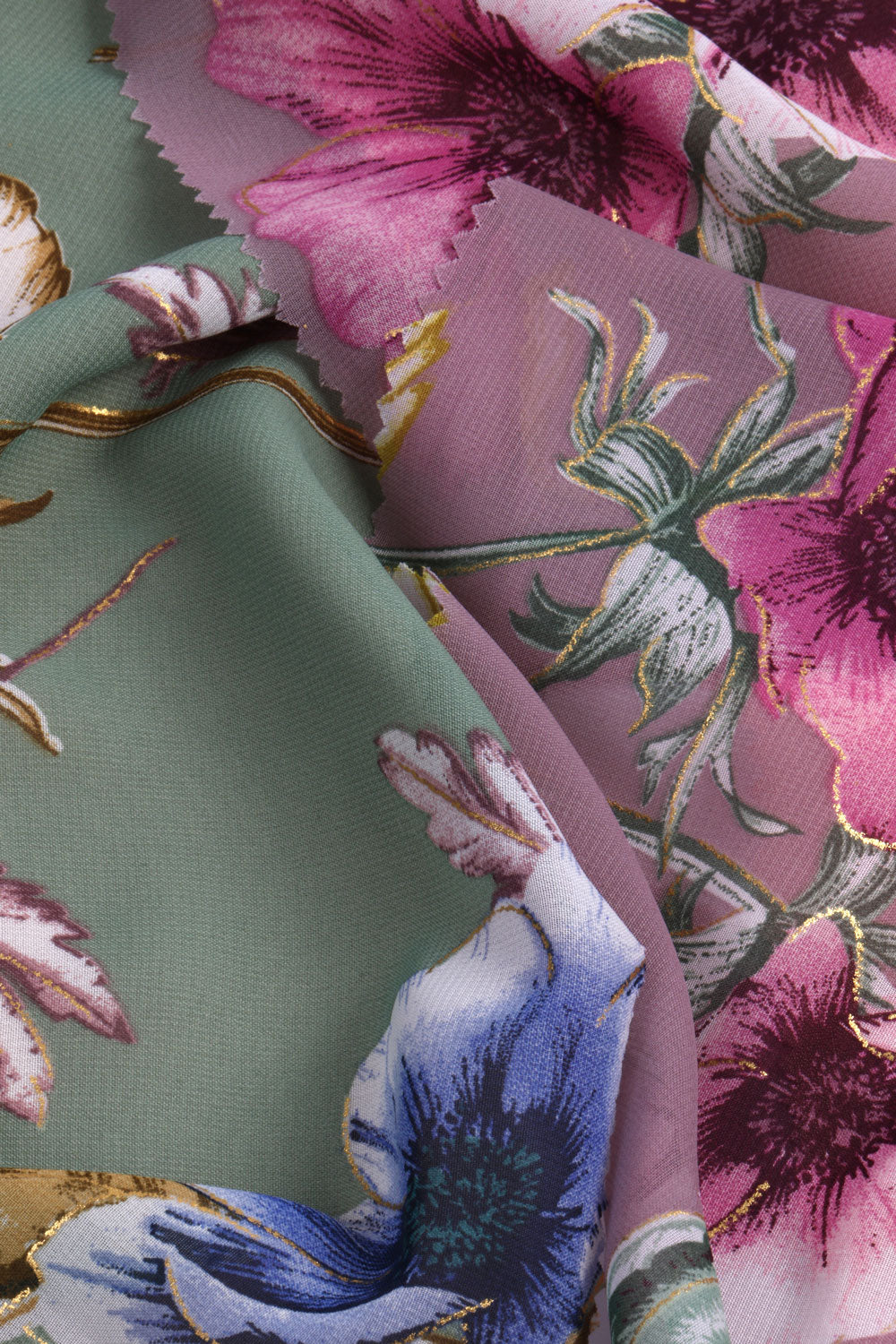 CHIFFON PRINT CU FOIL