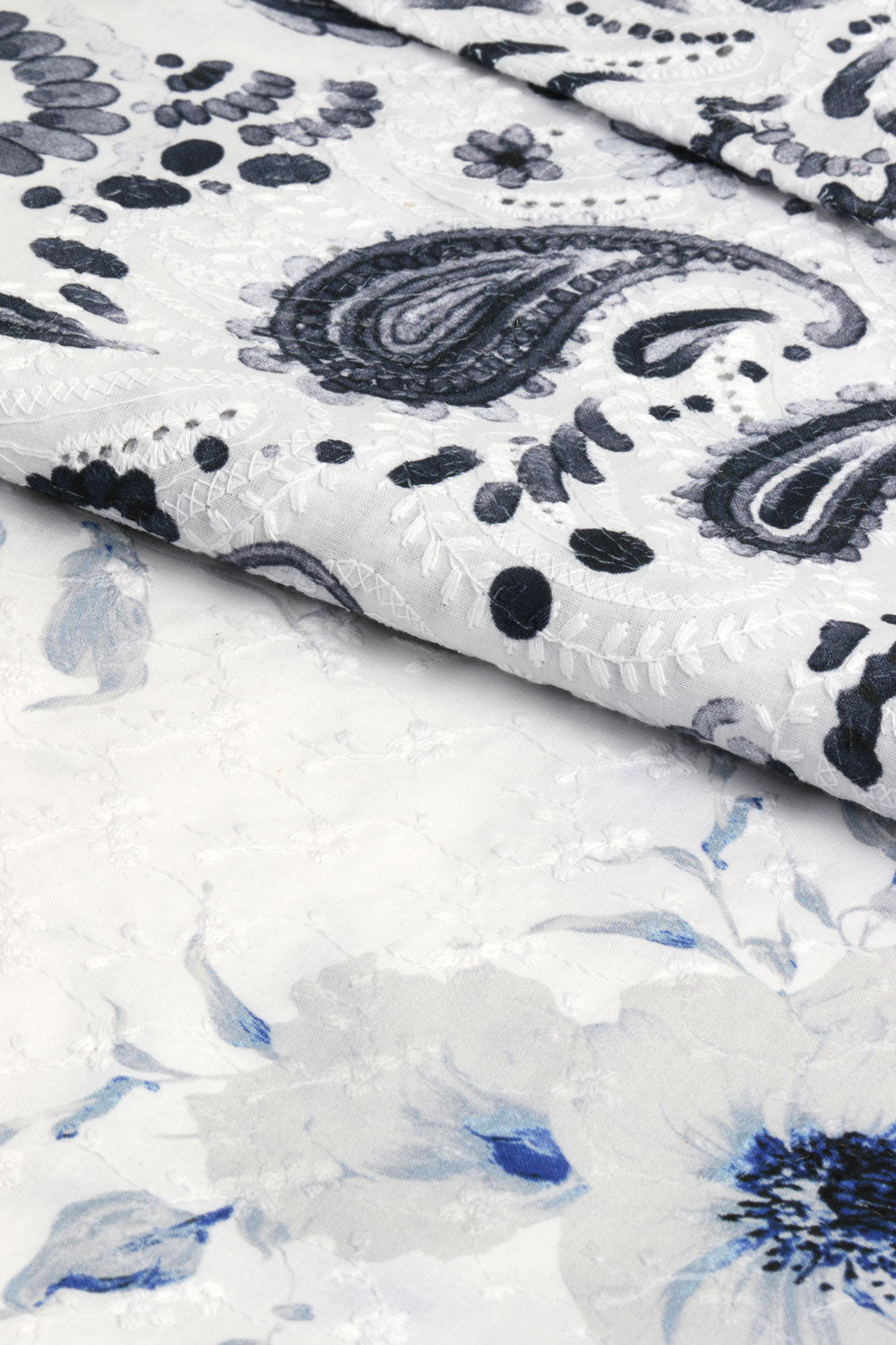 Bumbac brodat imprimat