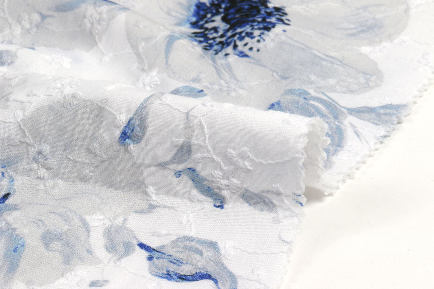 Вышитый хлопчатобумажный принт