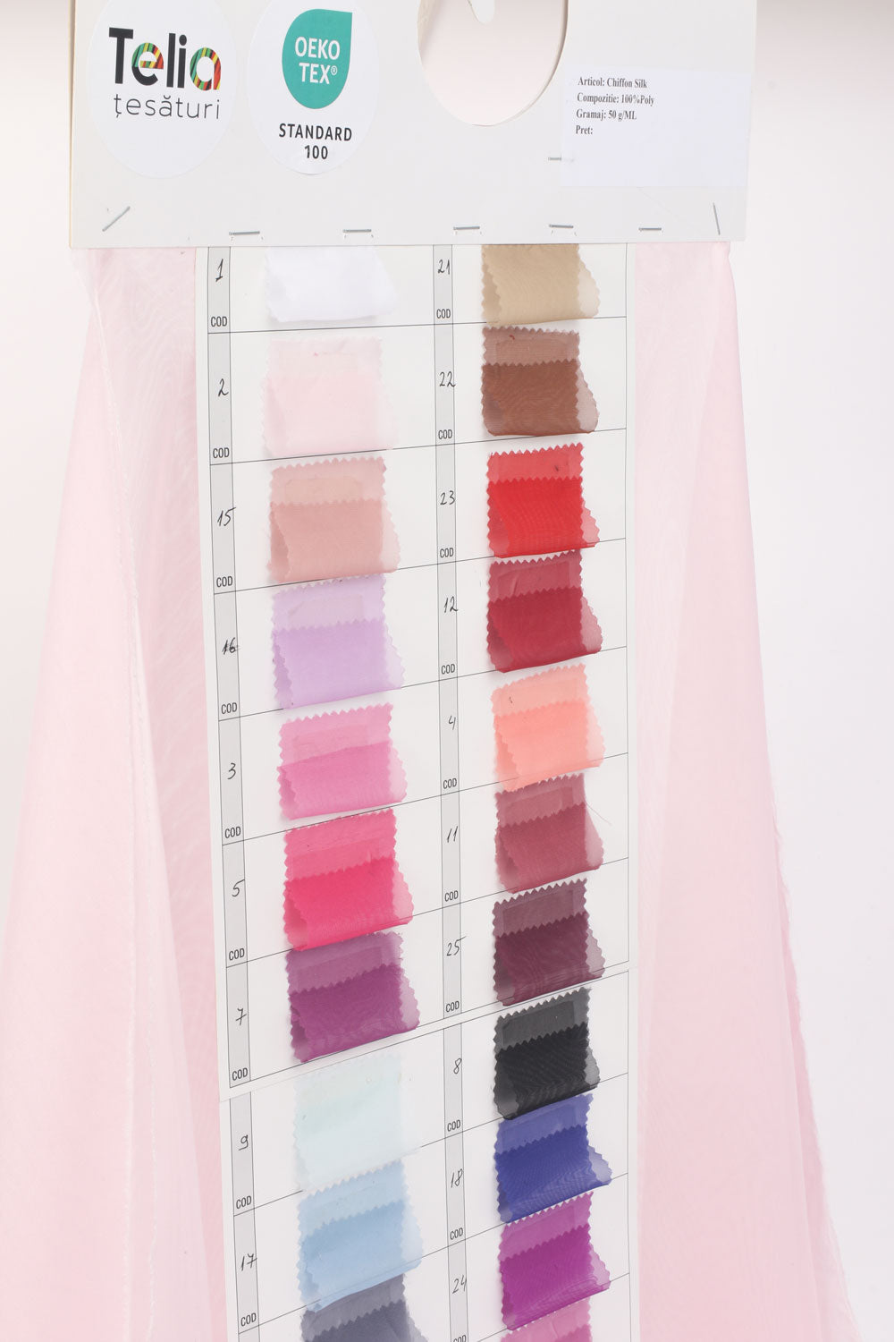 Chiffon silk