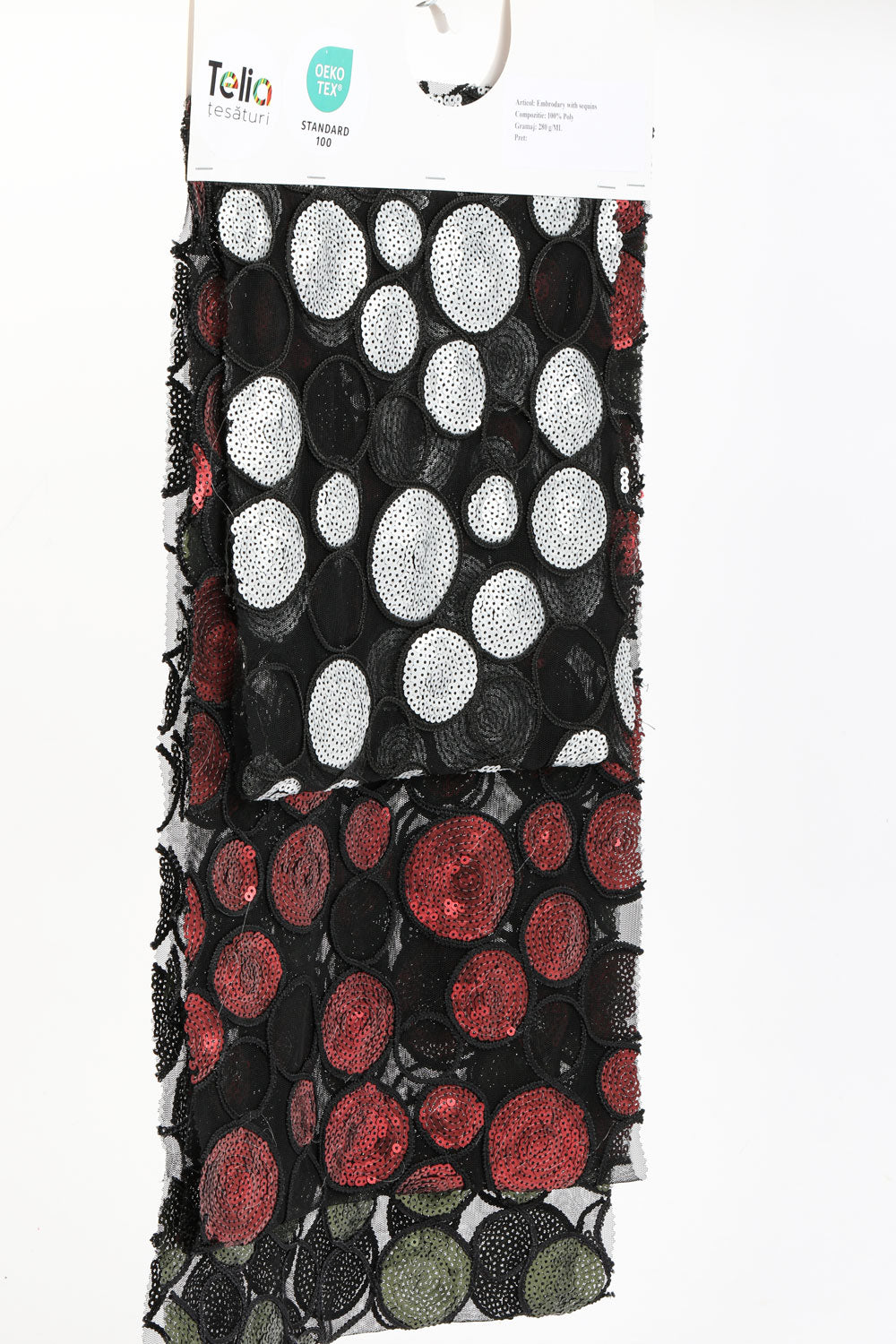 EMBRODARY WITH SEQUINS